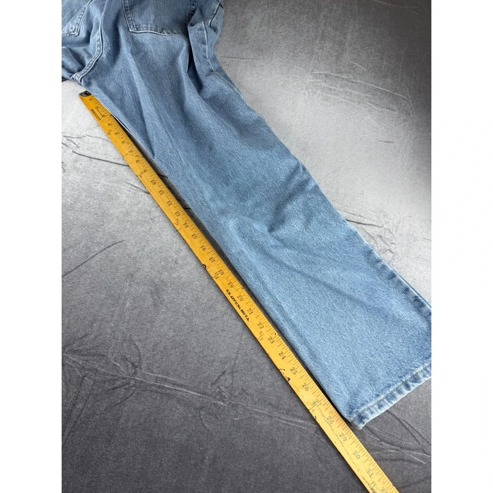 Wrangler Premium Quality Regular Fit Blue Jeans Mens 36x30 96501DS Medium Wash - Picture 9 of 13